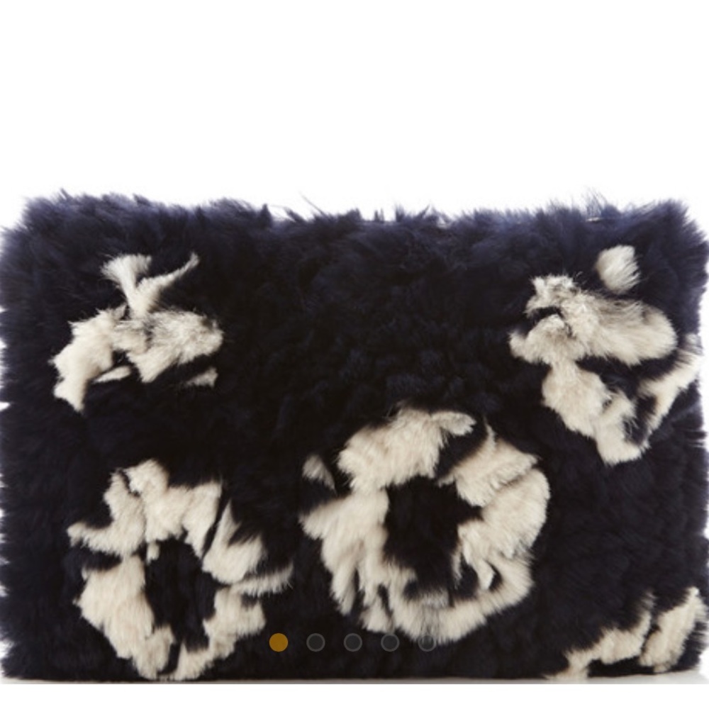 Thakoon Rabbit Fur Clutch